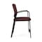 Lesro Newport Wide Hip Chair Metal Frame, Black, RF Nebbiolo Upholstery NP1261 - alternate 2